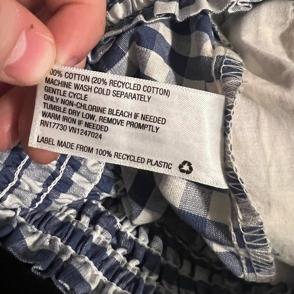 NWT Universal Thread Blue & White Checkered Skirt - Picture 8 of 11